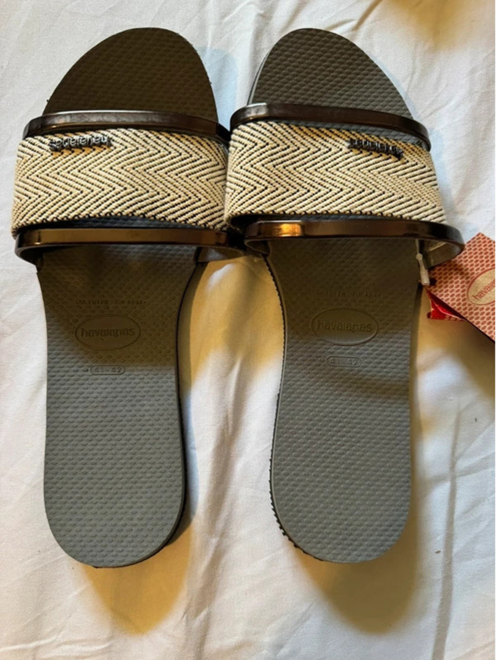 Havaianas You Trancoso Premium Slide Sandals Gray 11.5